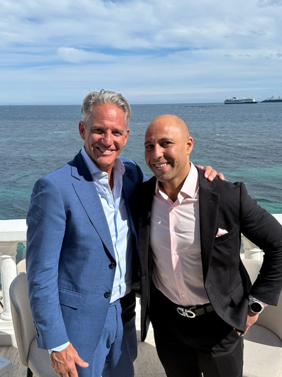Dr. Yuriy May with Dr. Daniel Pompa